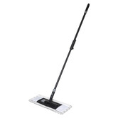 Tête de balai microfibre, gris Click & clean