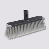 Tête de balai souple, gris Click & clean