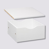 Tiroir et étagère 31cm, blanc Mix'n modul