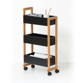 4 trousses de toilette, blanc et noir Blackflora