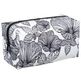 4 trousses de toilette, blanc et noir Blackflora