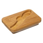 Beurrier céramique avec couteau, blanc Seramik