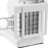 Coupe-frites lame inox, blanc 