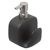 Distributeur de savon avec éponge 400ml, noir 