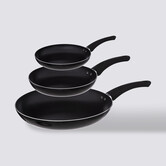 3 poêles aluminium, 20/24/28 cm 