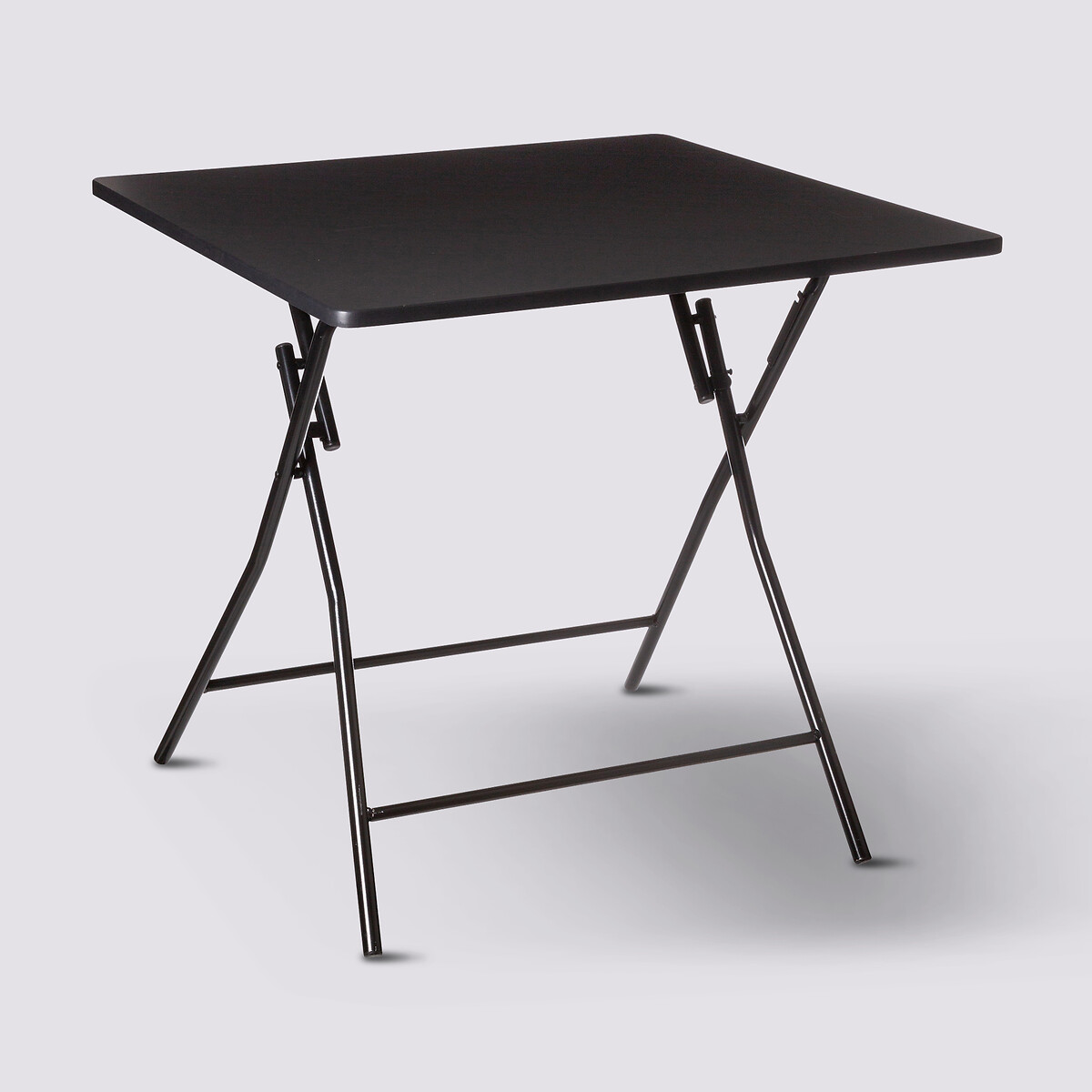 Table pliante 4 places, noir 