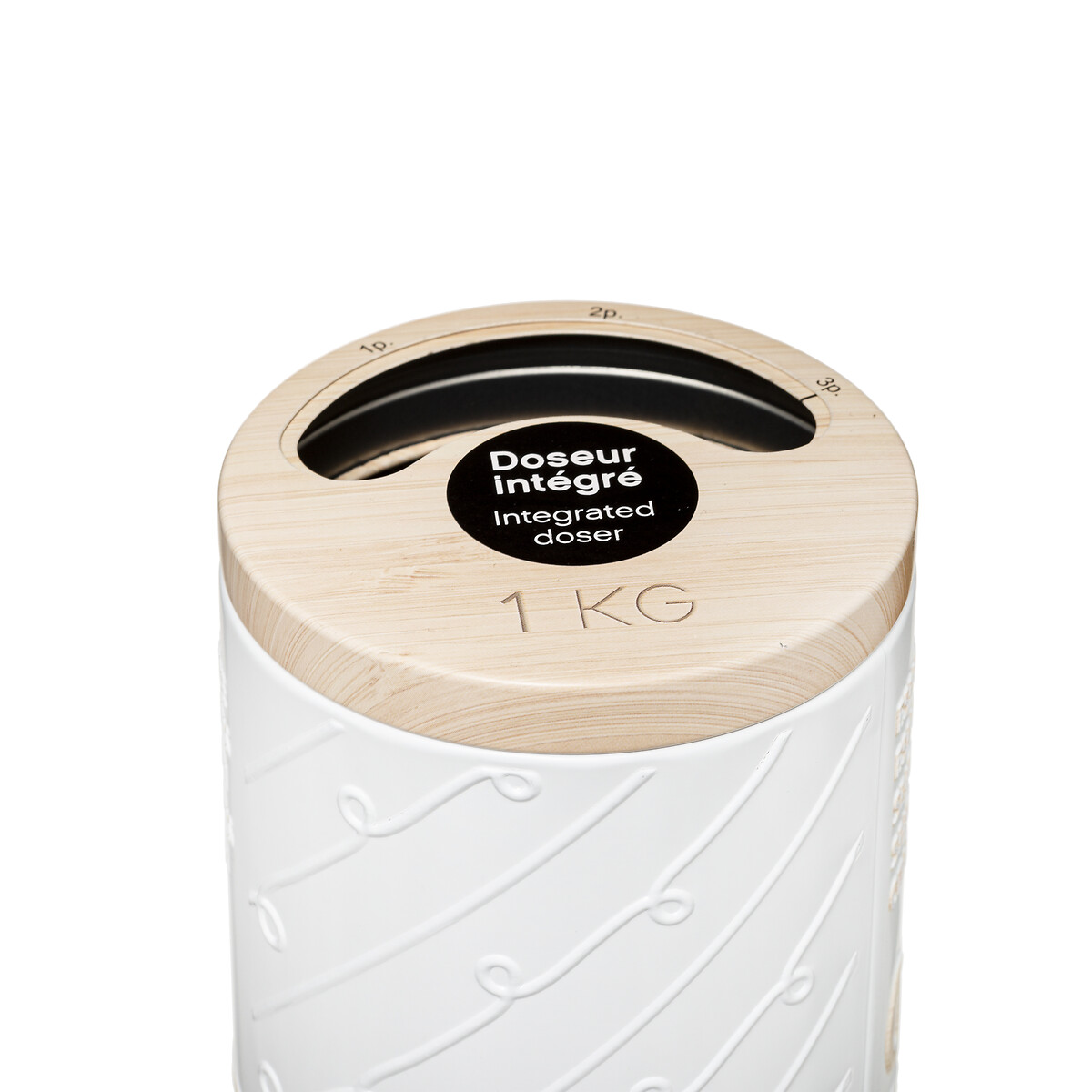 Boîte à spaghettis métal, blanc Scandi nature