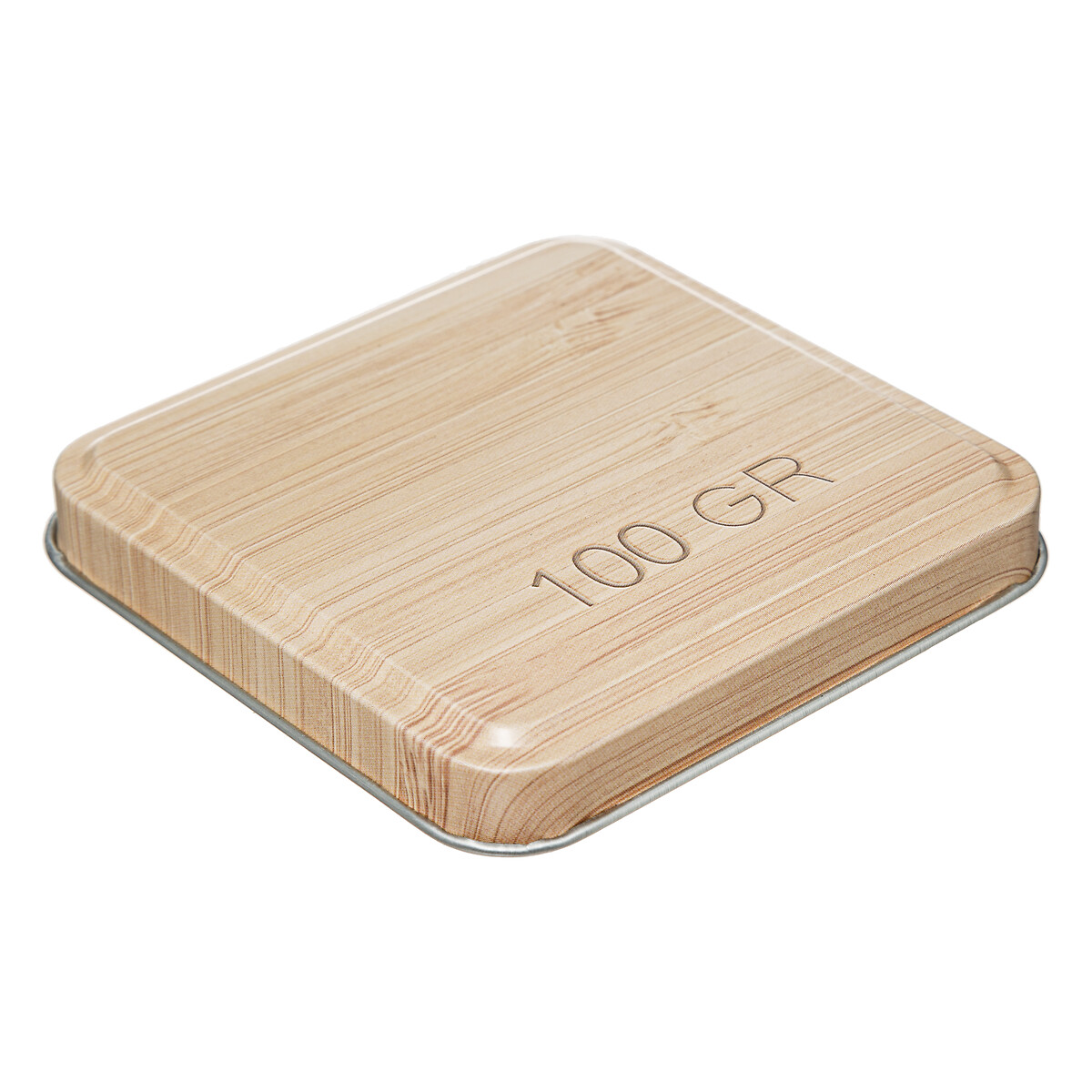 Boîte à thé vrac métal, blanc Scandi nature