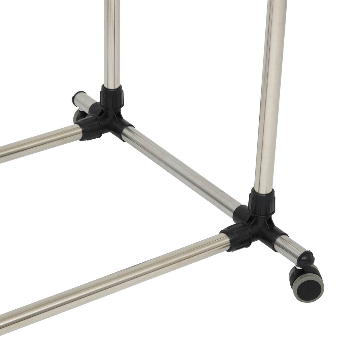 Portant à vêtements double inox Extensio+