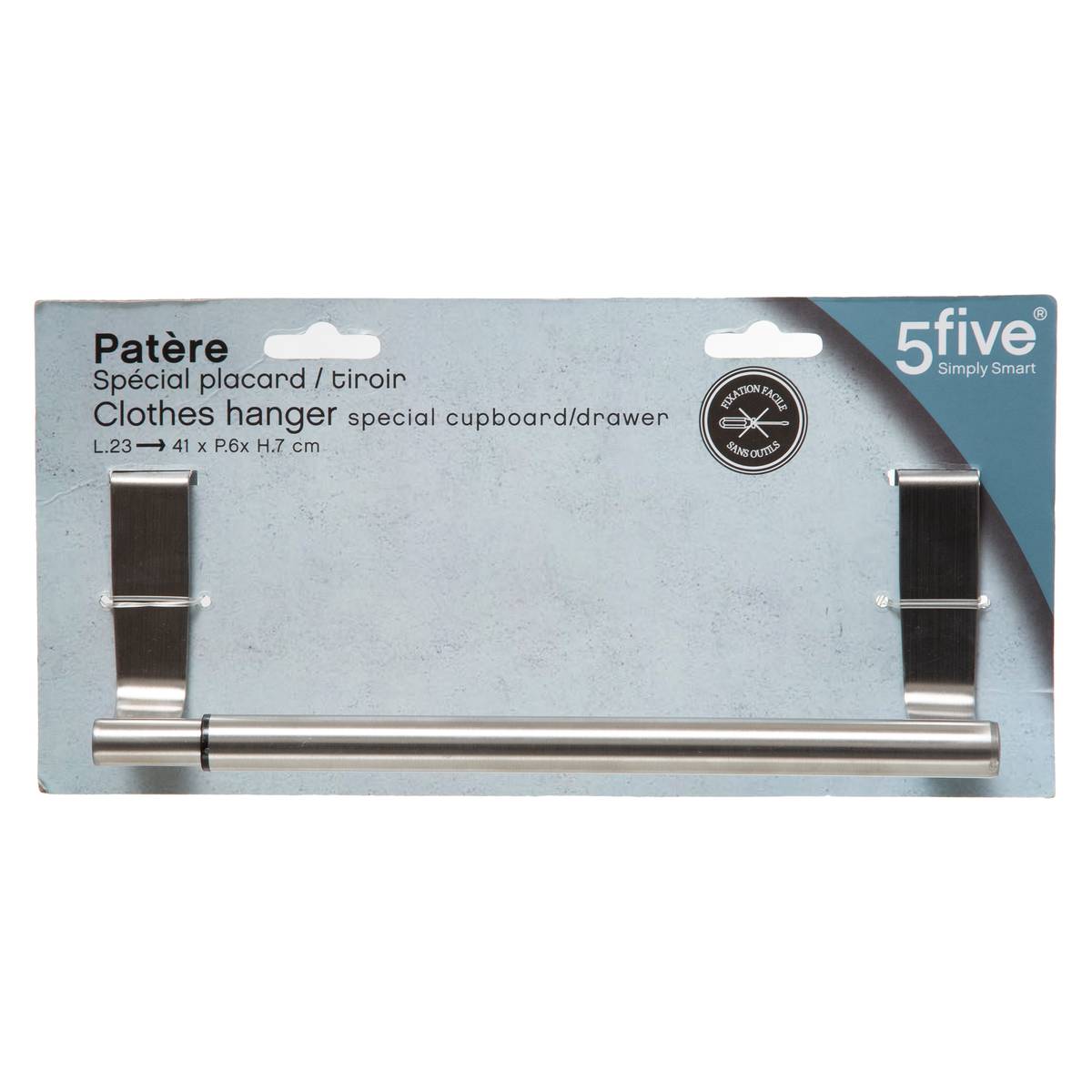 Patère 1 tige extensible Noxy