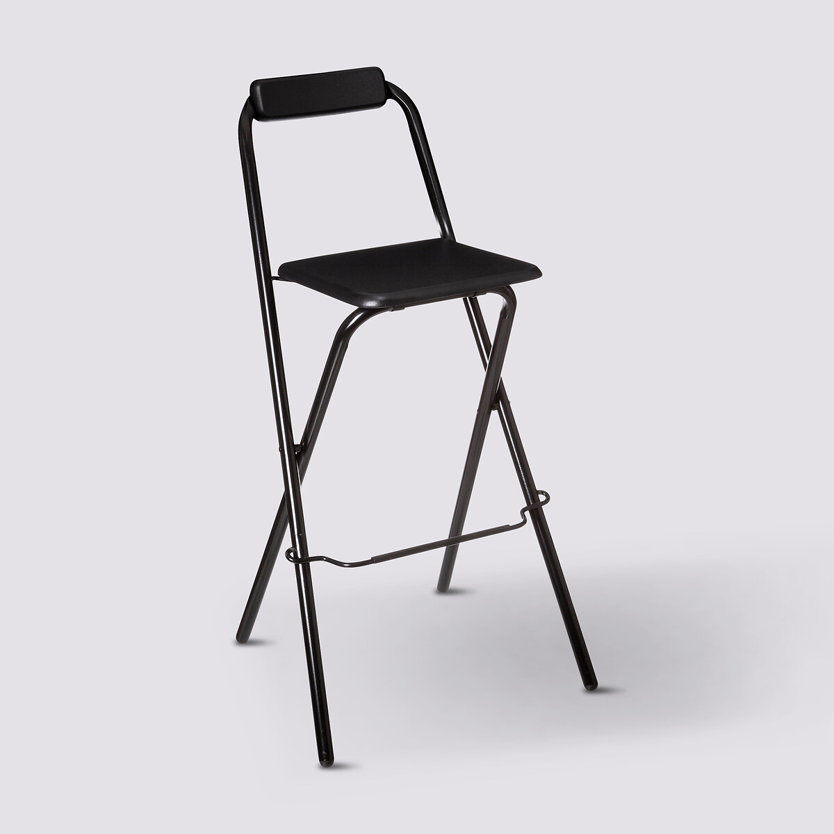 Chaise de bar pliante, noir Louna
