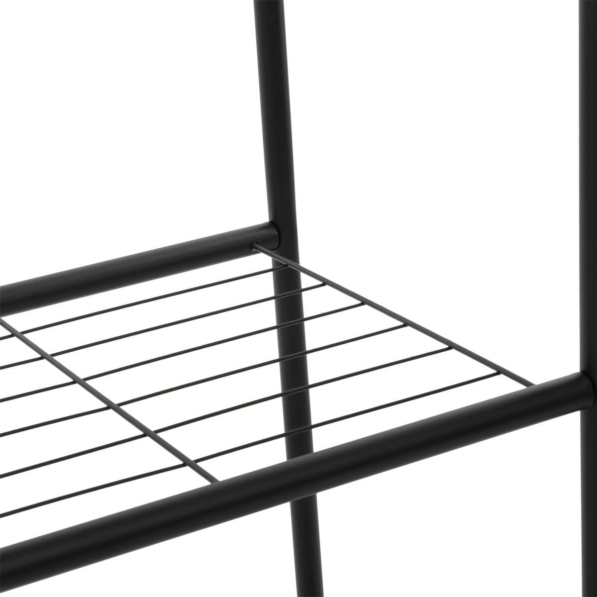 Portant à vêtements double, noir Blackwood