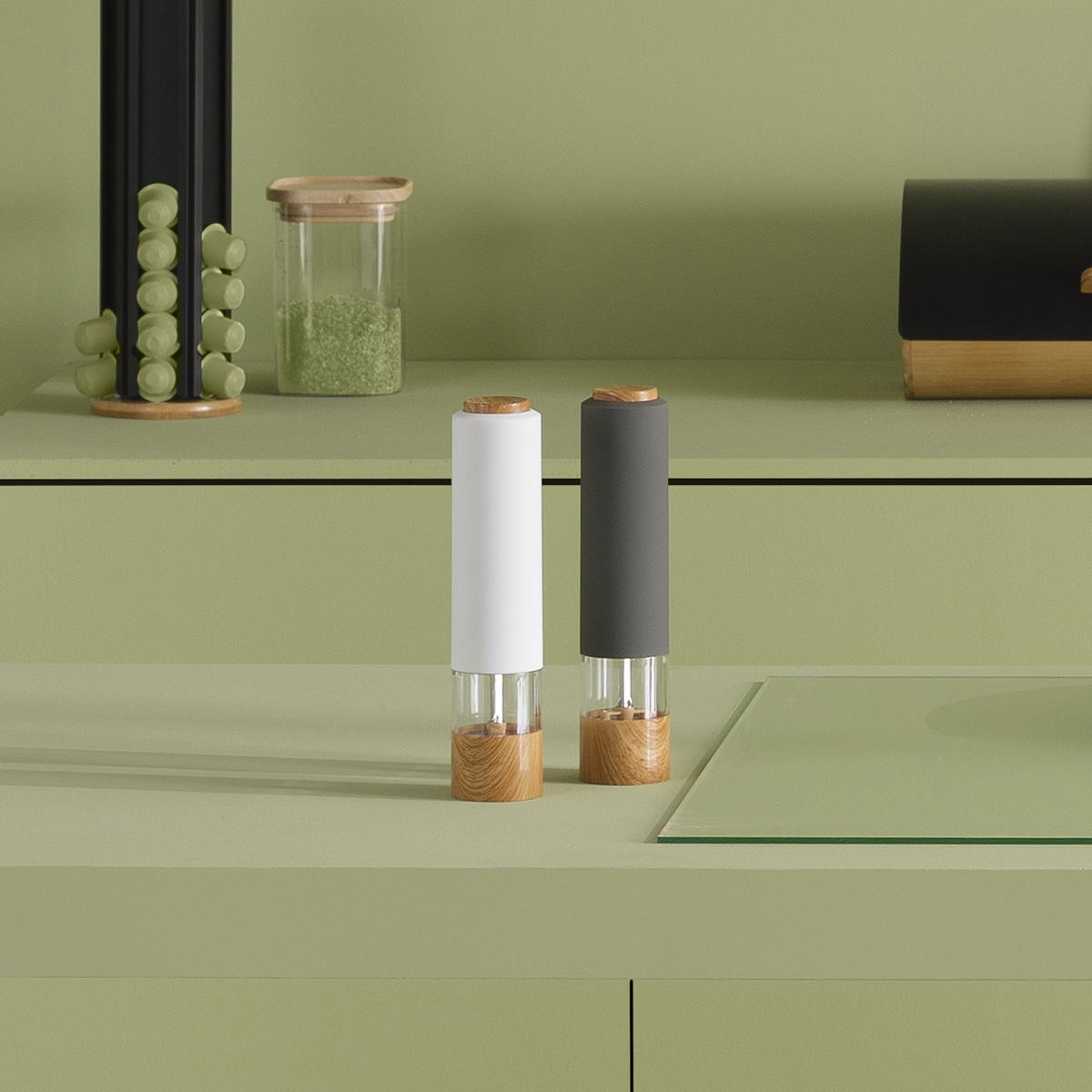 Moulin électrique 22 cm, gris anthracite Modern color