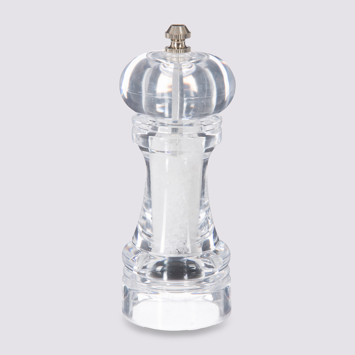 Moulin à sel 15 cm, transparent