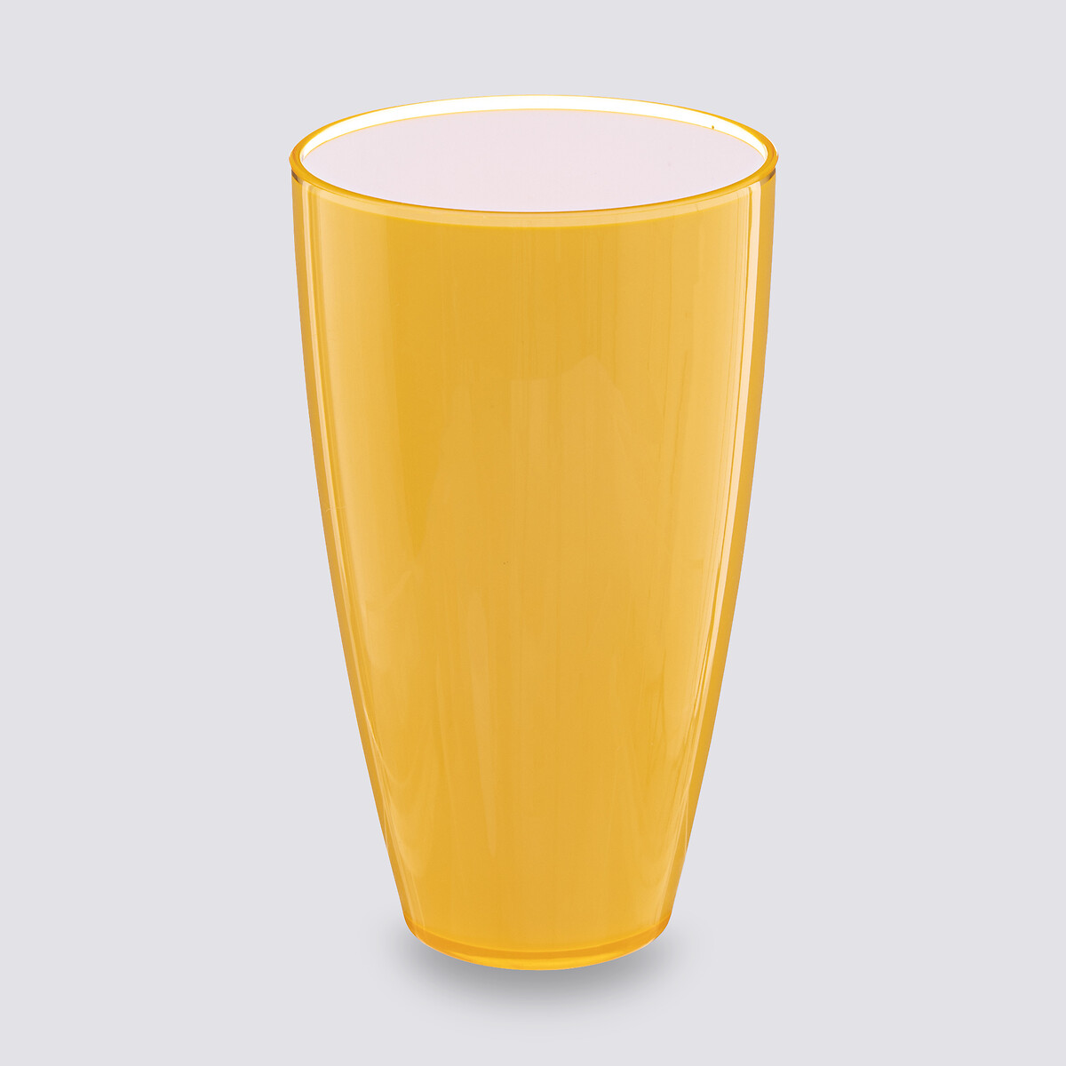 Verre 500ml, jaune moutarde Square