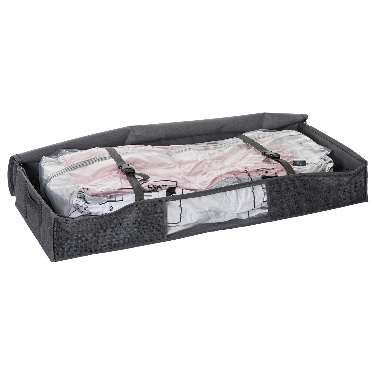 Housse rangement sous vide lit 100x45x15cm Air store+