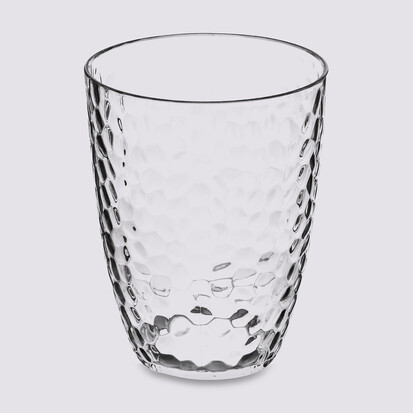 Gobelet martelé, transparent Estiva