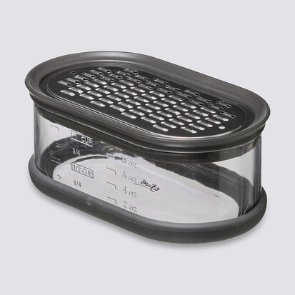 Râpe inox avec boîte de récupération 