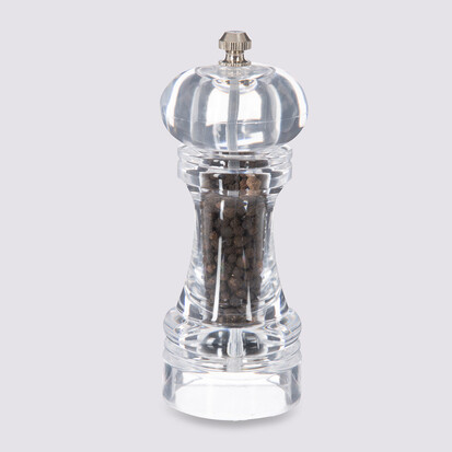 Moulin à poivre 15 cm, transparent 