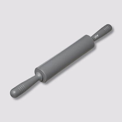 Rouleau à pâtisserie silicone, gris 