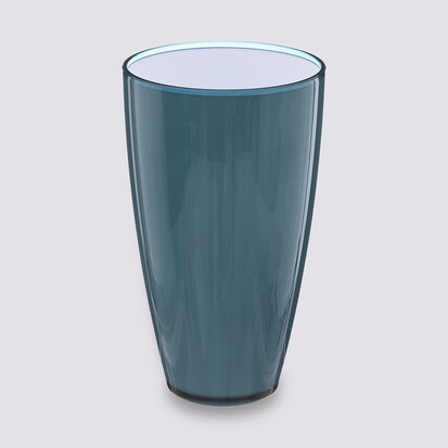 Verre 500ml, bleu pétrole Square