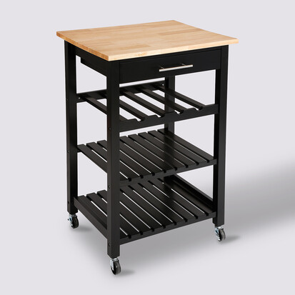 Desserte petit modèle, noir Claude