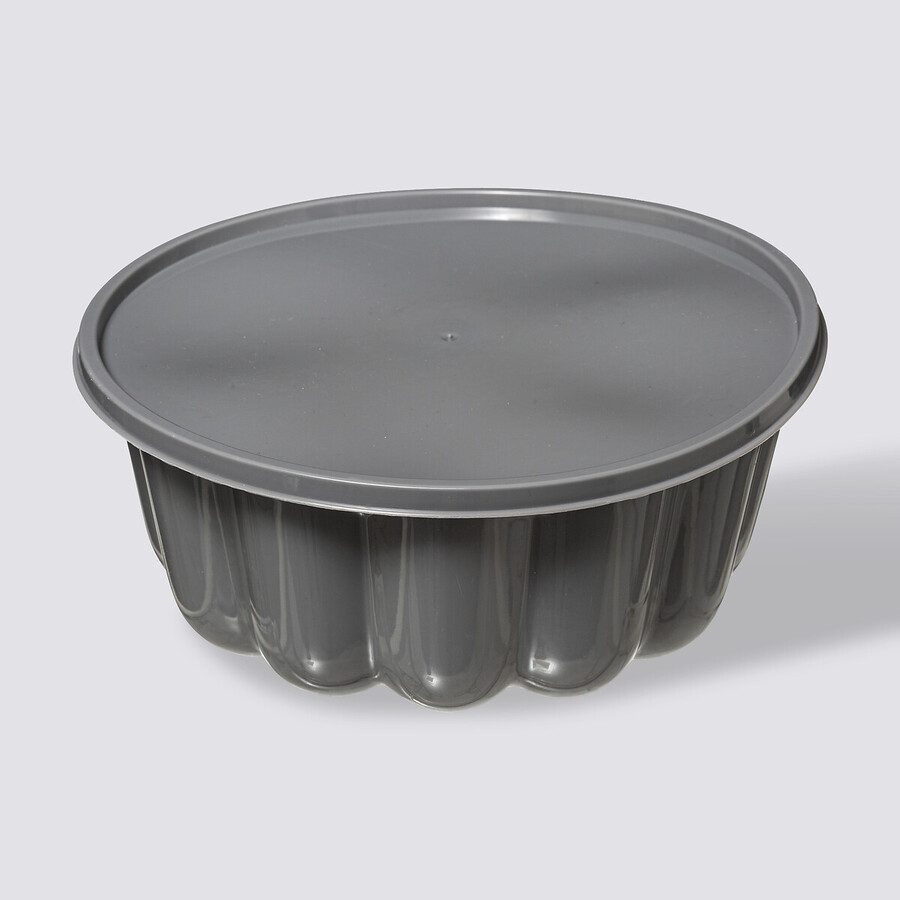 Moule à charlotte 21cm silicone, gris 