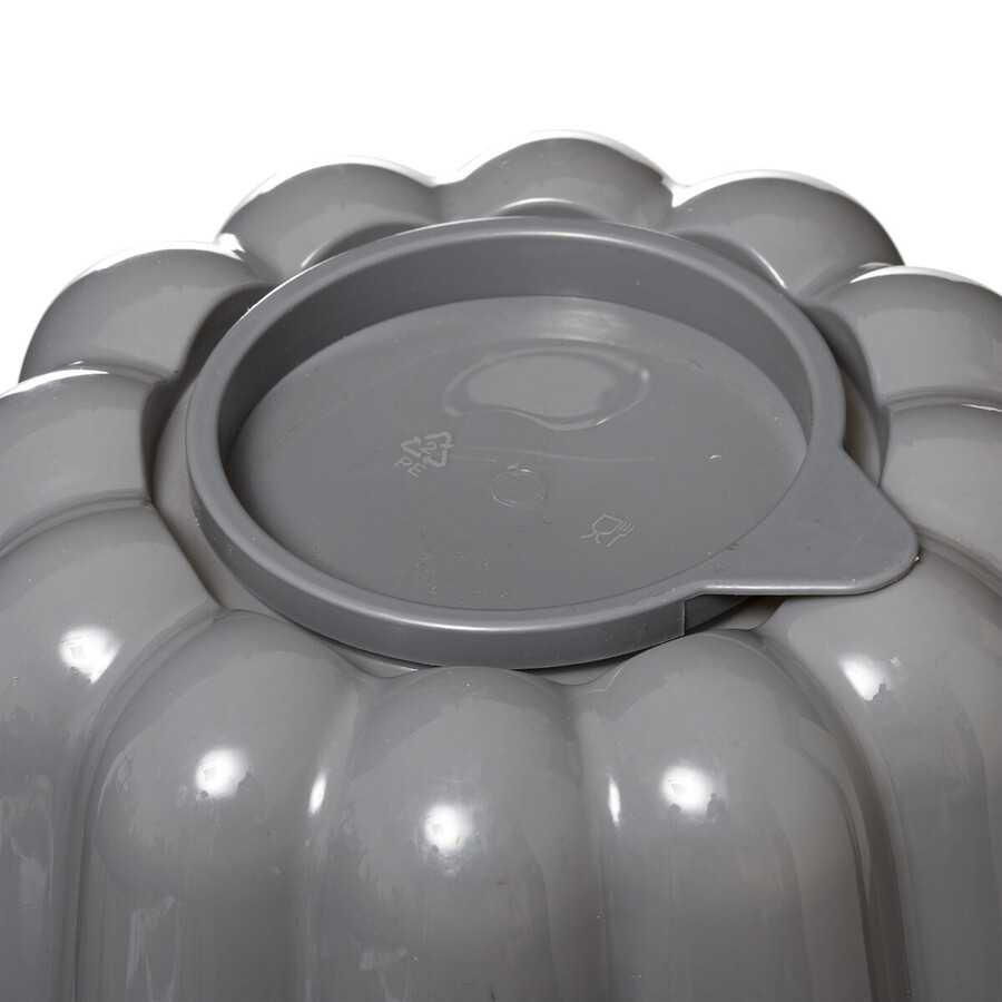 Moule à charlotte 21cm silicone, gris 