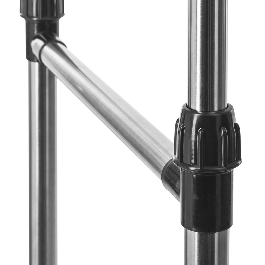 Portant à vêtements double inox Extensio+