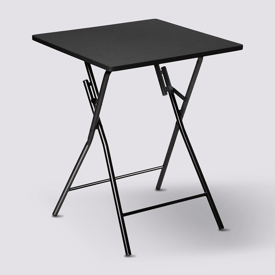 Table pliante 2 places, noir
