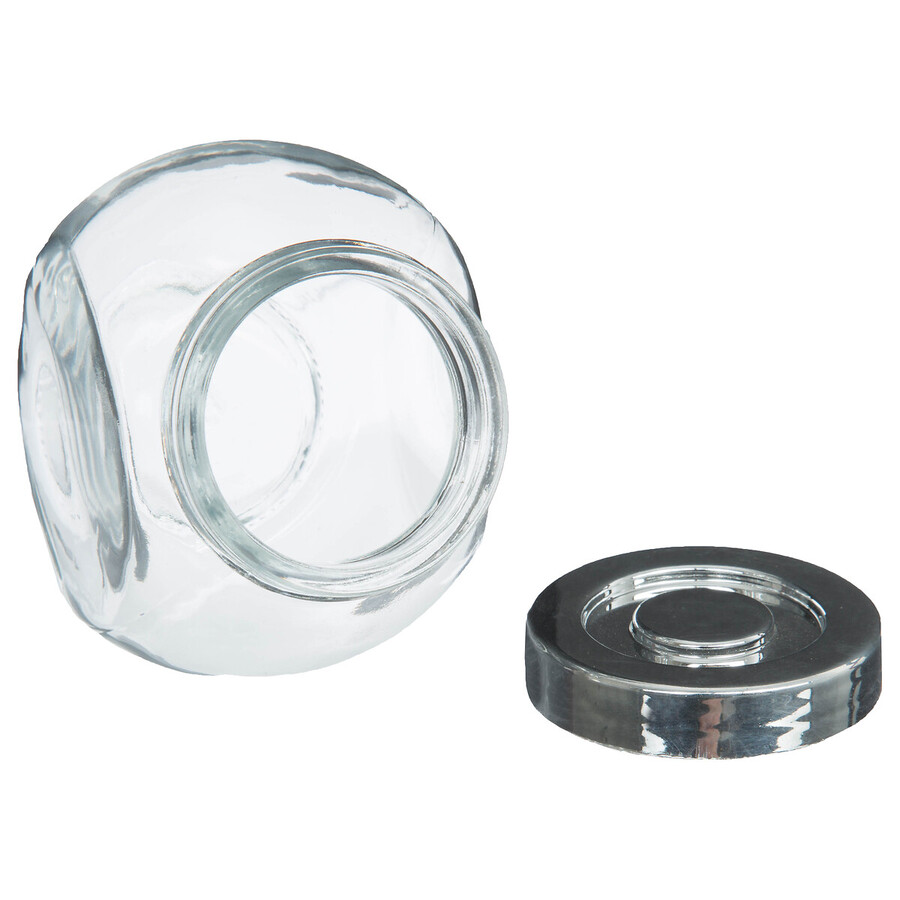 4 bocaux à épices en verre 