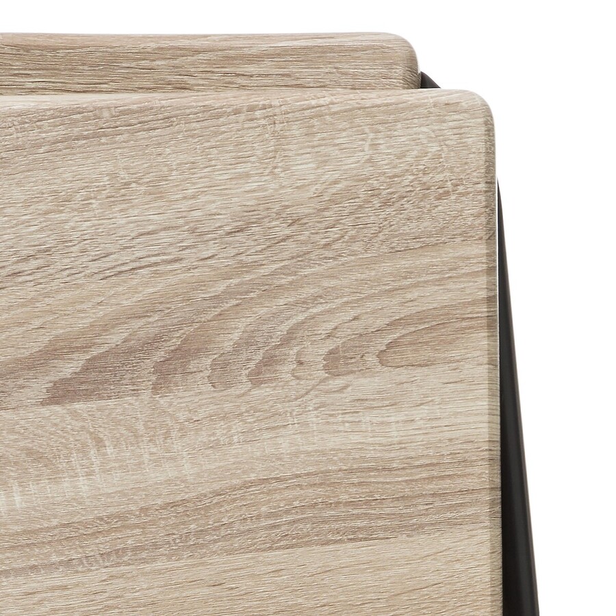 Chaise de bar pliante, effet chêne naturel Louna