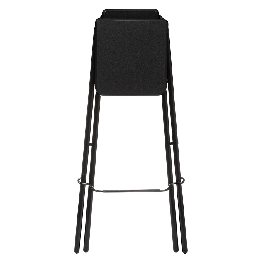 Chaise de bar pliante, noir Louna