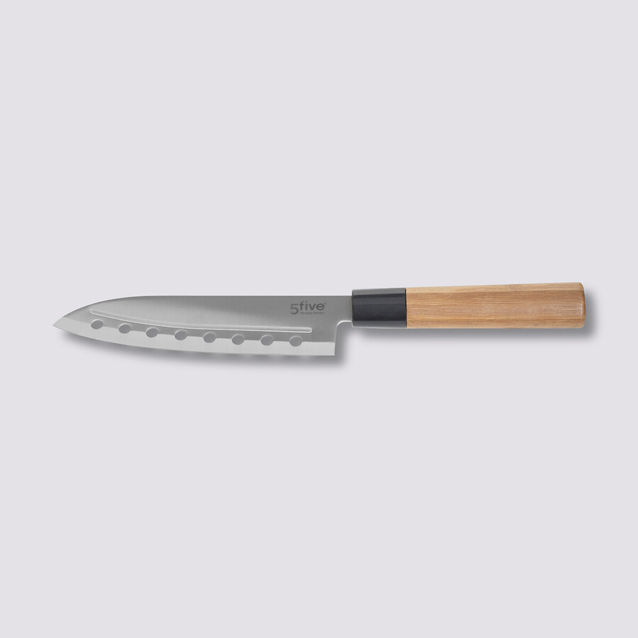 Couteau santoku bambou - lame 16,9cm Black bambou