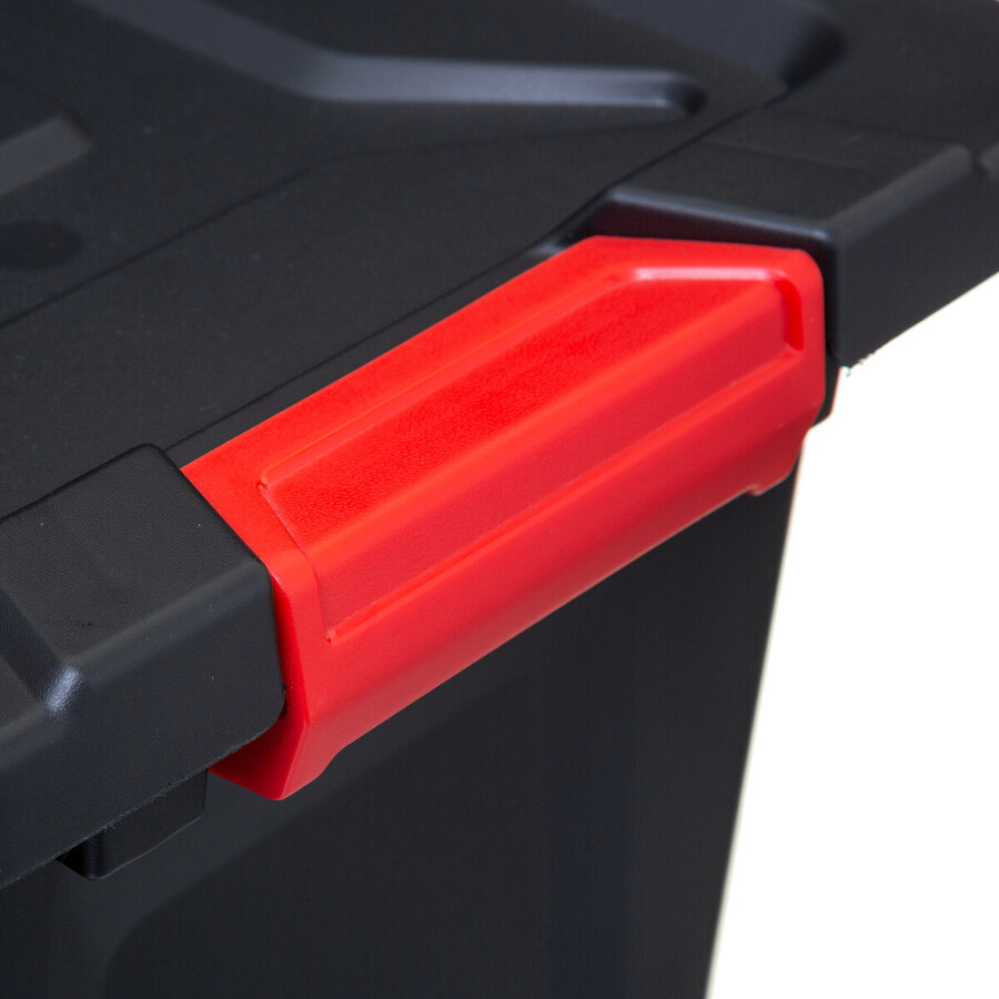 Boîte en plastique 100l, noir Store'n lock