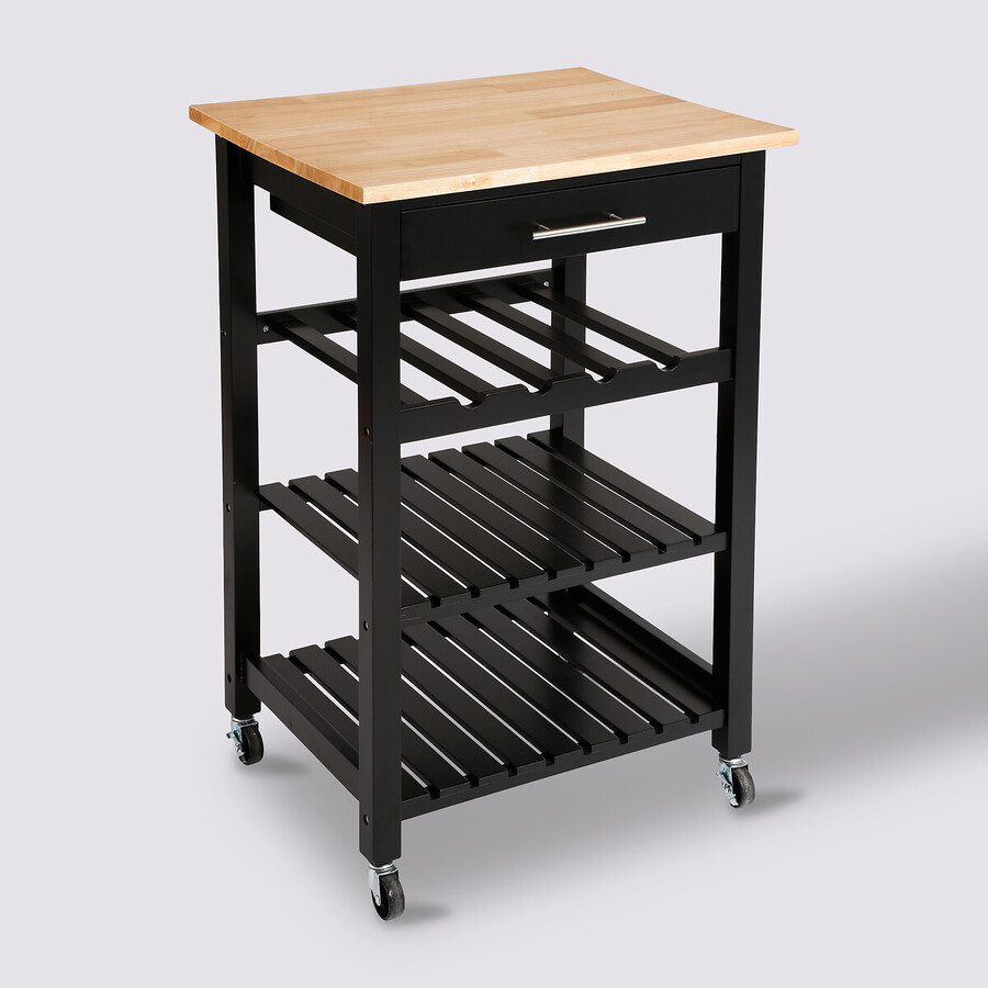 Desserte petit modèle, noir Claude