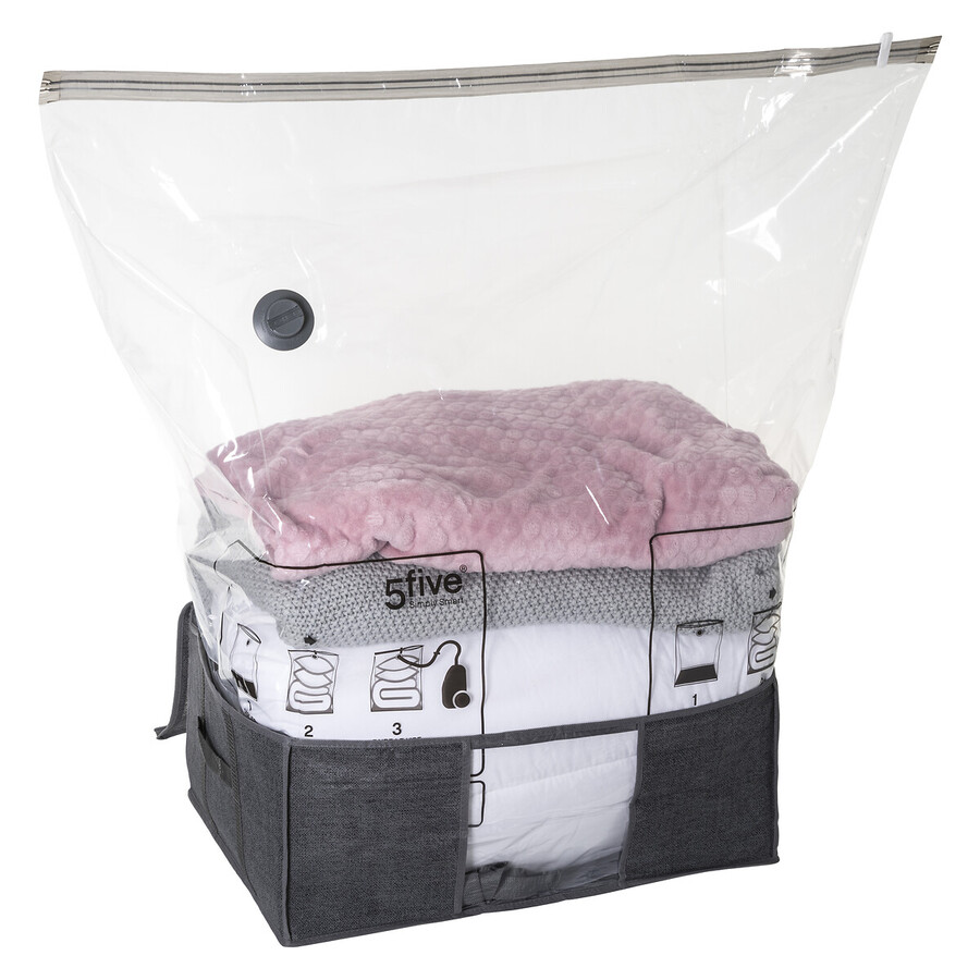 Housse rangement sous vide 60x45x25cm Air store+