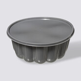 Moule à charlotte 21cm silicone, gris 