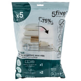 Lot de 5 sacs compresseurs Airless