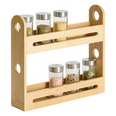 Étagère à épices 2 niveaux Bambou