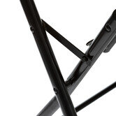 Table pliante 2 places, effet bois 