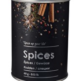 Boîte à épices 60g métal, noir Black edition