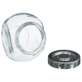 4 bocaux à épices en verre 