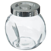 4 bocaux à épices en verre 