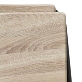 Chaise de bar pliante, effet chêne naturel Louna