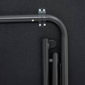 Chaise de bar pliante, noir Louna