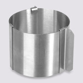 4 petits moules extensibles, inox 