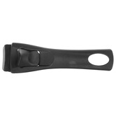 Poignée amovible, noir Amovible