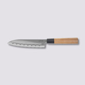 Couteau santoku bambou - lame 16,9cm Black bambou