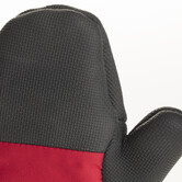 Gant de cuisine néoprène, gris et rouge 